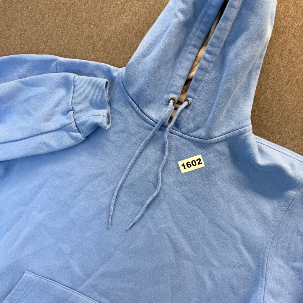Starting Point Mens Ultrasoft Fleece Hoodie Light Blue Size M RN 157933